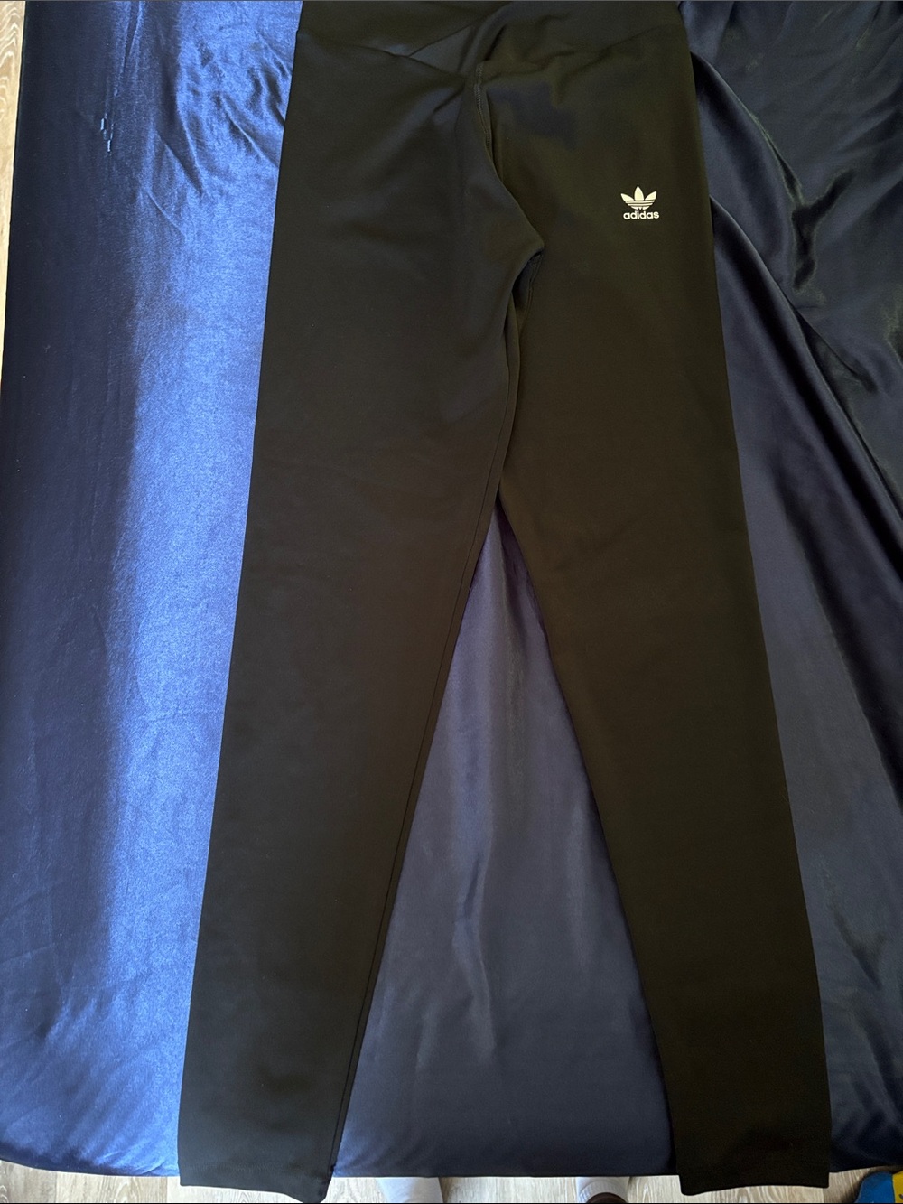 Adidas Womens Black Logo Leggings